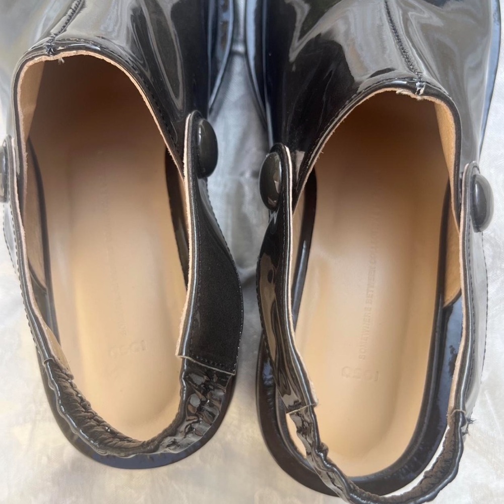 Women's Gray Platform Slingback Clogs - image 6